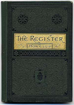 Item #274947 The Register Farce. William Dean HOWELLS