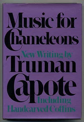 Item #275592 Music for Chameleons. Truman CAPOTE