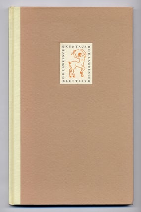 Item #276457 The Centaur Letters. D. H. LAWRENCE