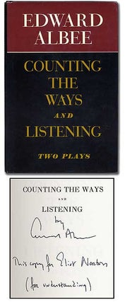 Item #276458 Counting the Ways and Listening: Two Plays. Edward ALBEE