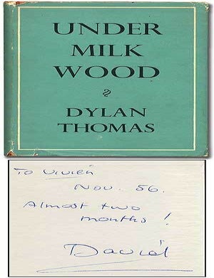 Item #276758 Under Milk Wood: A Play for Voices. Dylan THOMAS, Harold Pinter.