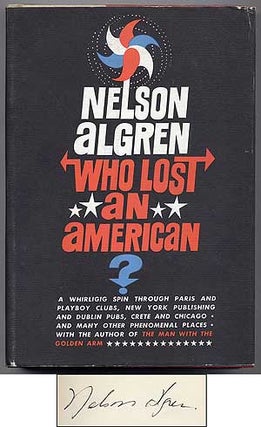 Item #277512 Who Lost an American? Nelson ALGREN