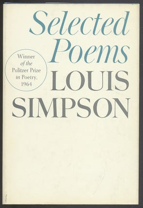 Item #277743 Selected Poems. Louis SIMPSON
