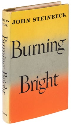 Item #277811 Burning Bright: A Play in Story Form. John STEINBECK