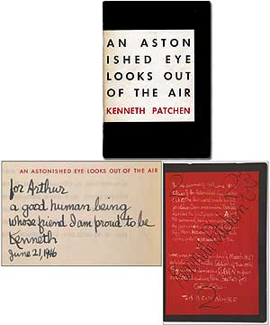 Item #278268 An Astonished Eye Looks Out of the Air. Kenneth PATCHEN