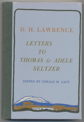 Item #278479 Letters to Thomas & Adele Seltzer. D. H. LAWRENCE