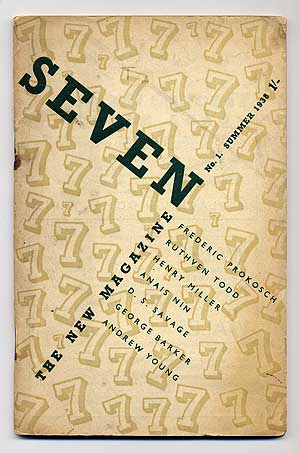 Item #278611 Seven No.1 Summer 1938. John GOODLAND, Nicholas Moore.