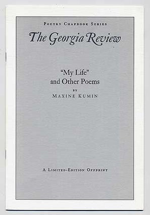 Item #278632 "My Life" and Other New Poems. Maxine KUMIN