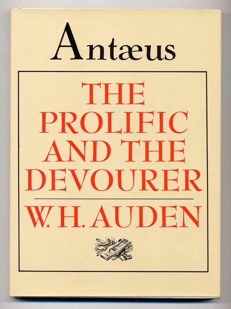 Item #278939 The Prolific and the Devourer. W. H. AUDEN.