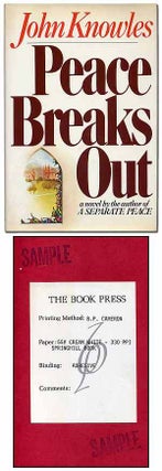Item #278964 Peace Breaks Out. John KNOWLES