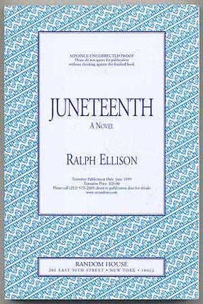 Item #279094 Juneteenth: A Novel. Ralph ELLISON