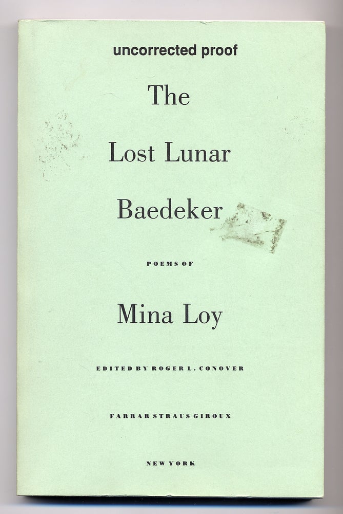 Item #279203 The Lost Lunar Baedeker. Mina LOY.