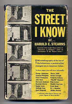 Item #279232 The Street I Know. Harold E. STEARNS.