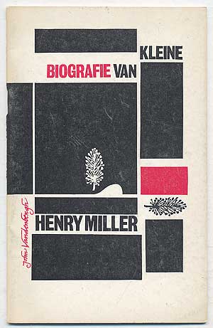 Item #279234 Biografie Van Kleine. Henry MILLER.