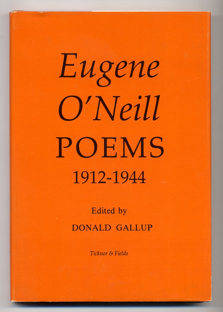 Item #279271 Poems 1912-1944. Eugene O'NEILL.