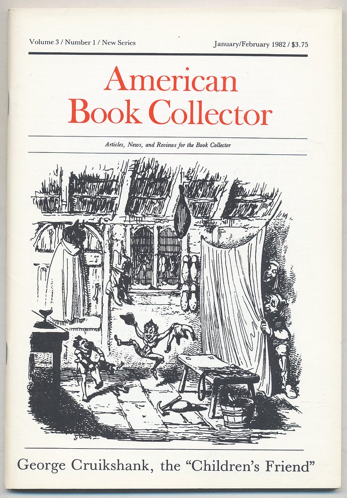 Item #279544 American Book Collector: Volume 3, Number 1, New Series, January/February 1982. Anthony FAIR.