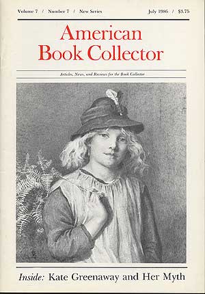 Item #280324 American Book Collector: Volume 7 Number 7. Bernard McTigue.