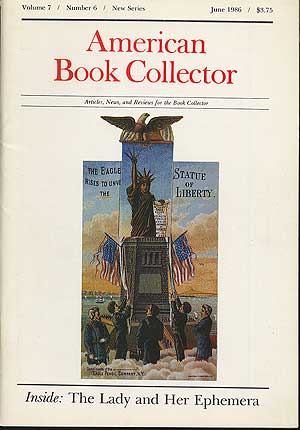 Item #280325 American Book Collector: Volume 7 Number 6. Bernard McTIGUE.