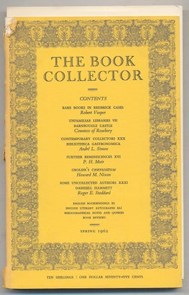 Item #280412 The Book Collector: Volume II, Number I, Spring 1962