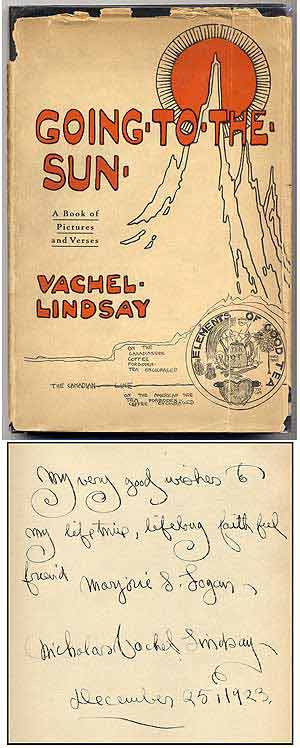 Item #280757 Going to the Sun. Vachel LINDSAY.