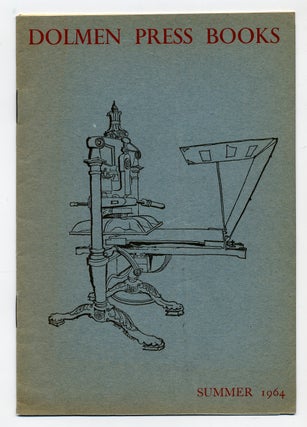 Item #281396 Dolmen Press Books, Summer 1964