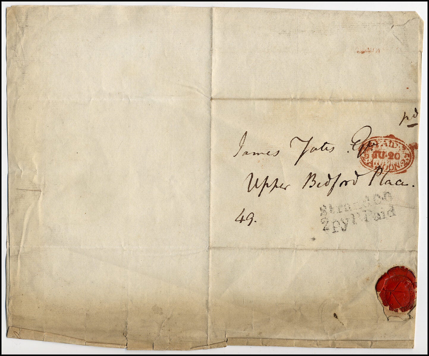 Engraved Copper-Plate Letter | Nicholas CARLISLE