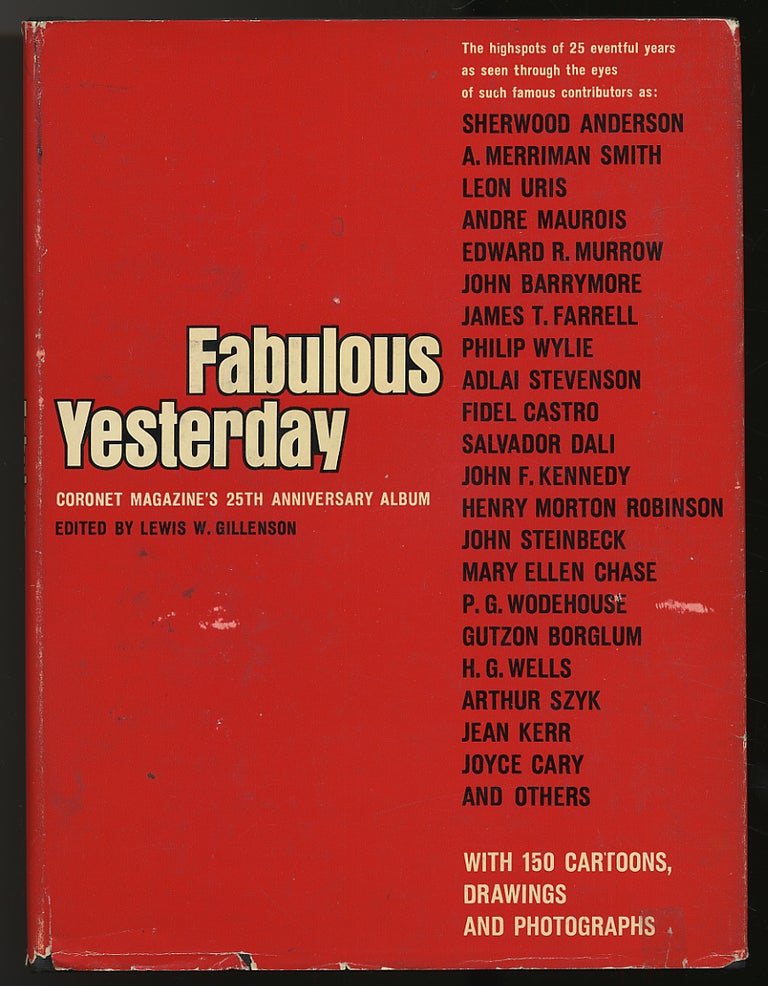 Item #282012 Fabulous Yesterday: Coronet Magazine's 25th Anniversary Album. Lewis W. GILLENSON.