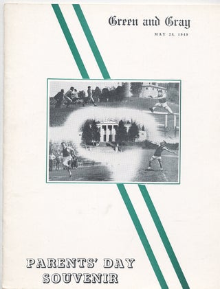 Item #282164 The Green and Gray: Vol. XXXIX, No. 14, May 28, 1949: Parent's Day Souvenir