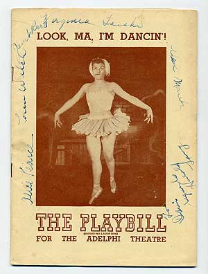 Item #283206 [Playbill]: Look, Ma, I'm Dancin'!