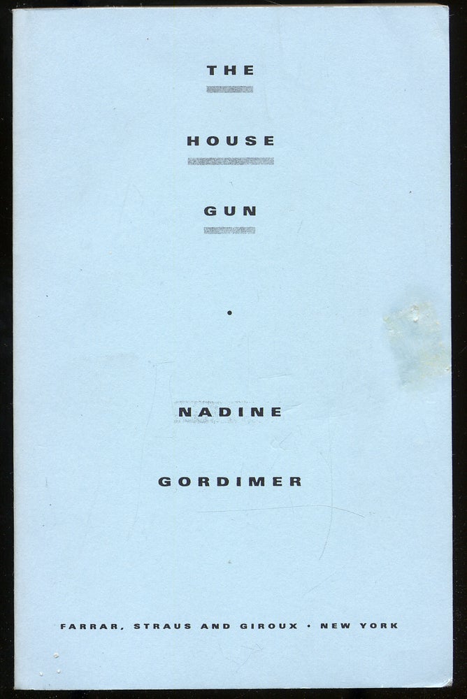Item #283611 The House Gun. Nadine GORDIMER.