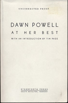 Item #283658 Dawn Powell at Her Best. Dawn POWELL