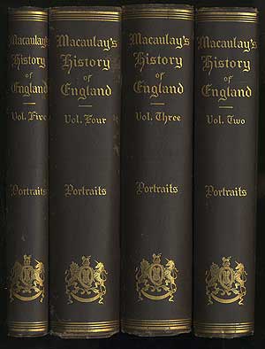 Item #283727 The History of England From the Accession of James II: Volume 2-5. Thomas Babington MACAULAY.