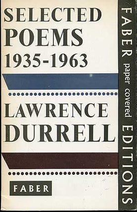 Item #283775 Selected Poems, 1935-1963. Lawrence DURRELL