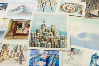 A Collection of Original Illustrated Artwork including New Yorker-related material