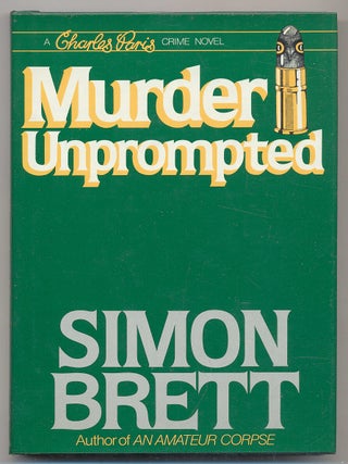 Murder Unprompted. Simon BRETT.