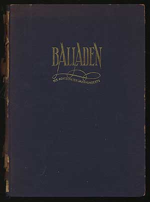 Item #286026 Balladen Des Achtzehnten Jahrhunderts: Mit Zehn Kupfern Von Daniel Chodowiecki