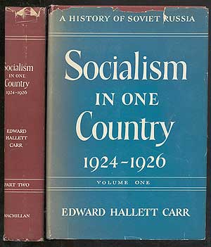Item #288891 SOCIALISM IN ONE COUNTRY; 1924-1926. EDWARD HALLETT CARR.