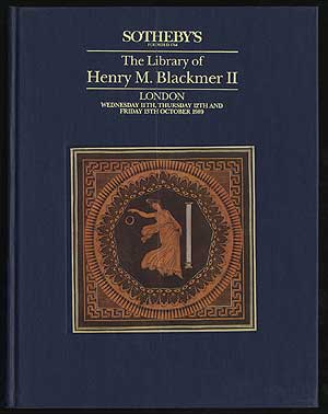 Item #289311 The Library of Henry M. Blackmer II