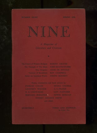 Item #289869 Nine: A Magazine of Poetry and Criticism
