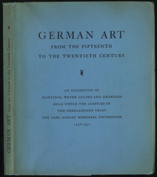 Item #289956 GERMAN ART FROM THE FIFTEENTH TO THE TWENTIETH CENTURY