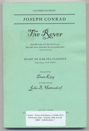Item #290642 The Rover: Heart of Oak Sea Classics. Joseph CONRAD