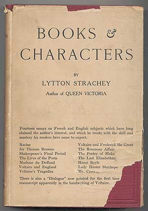 Item #291093 Books and Characters: French and English. Lytton STRACHEY