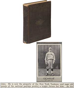 Item #291621 [College Yearbook]: The 1924 Columbian. Lou GEHRIG, F. C. BOOSS, ed.