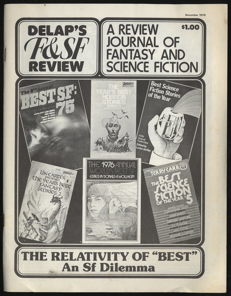 Item #292817 Delap's F & SF Review: A review Journal of Fantasy and Science Fiction