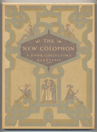 Item #293243 The New Colophon: Volume II, Part Seven: A Book Collectors' Quarterly