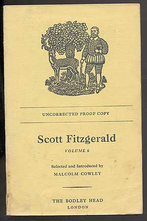 Item #293301 Scott Fitzgerald: Volume 6: Short Stories. F. Scott FITZGERALD.