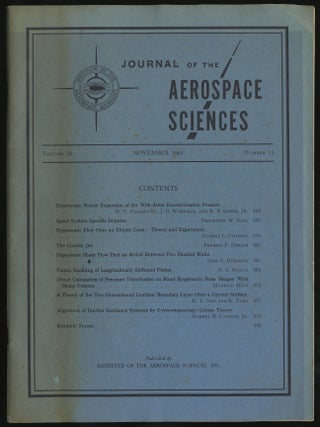 Item #293703 Journal of the Aerospace Sciences