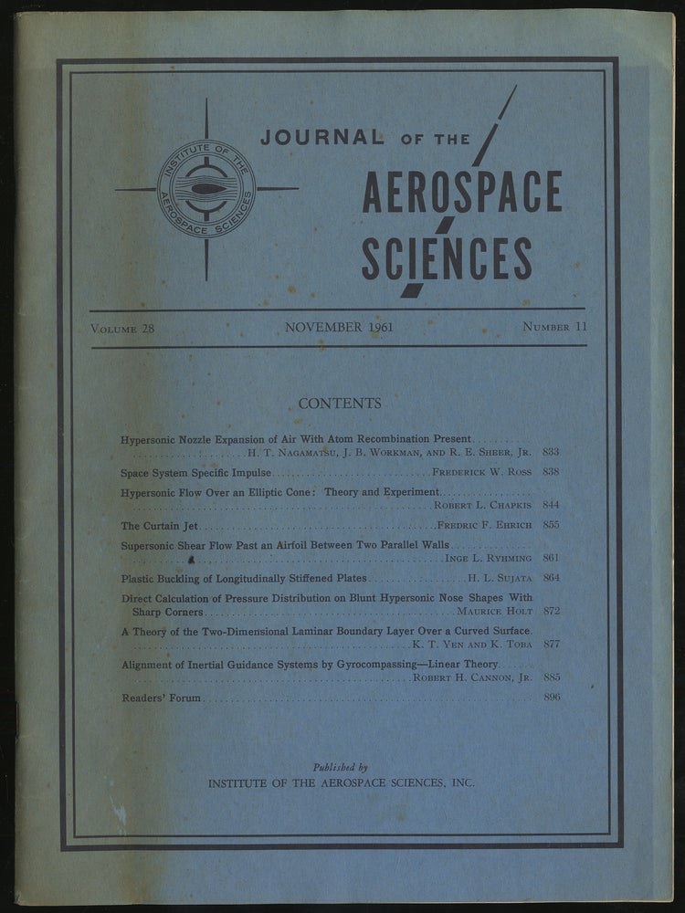 Item #293703 Journal of the Aerospace Sciences