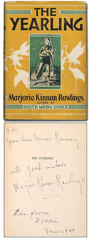 Item #294180 The Yearling. Marjorie Kinnan RAWLINGS.