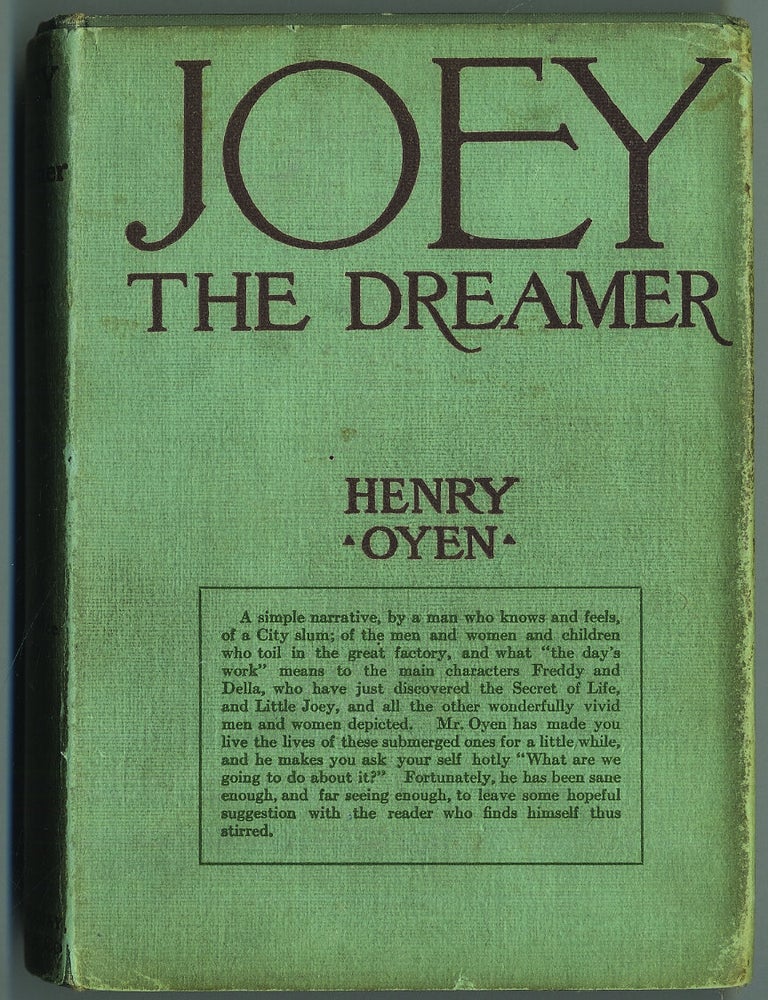 Joey the Dreamer: A Tale of Clay Court. Henry OYEN.